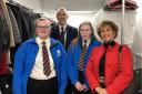Jackie Richards of Burnham Portable Toilet Hire opened the refurbished shop after providing funding and donations.