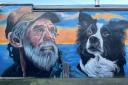 A beautiful new wall mural has been painted on the side of a café in Burnham-on-Sea.