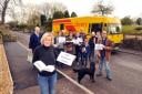 MP Tessa Munt, pictured earlier this year with mobile library campaigners.