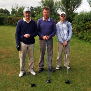 Brean charity golf with Bob Spencer, Percival Hayes and Pat Seery.