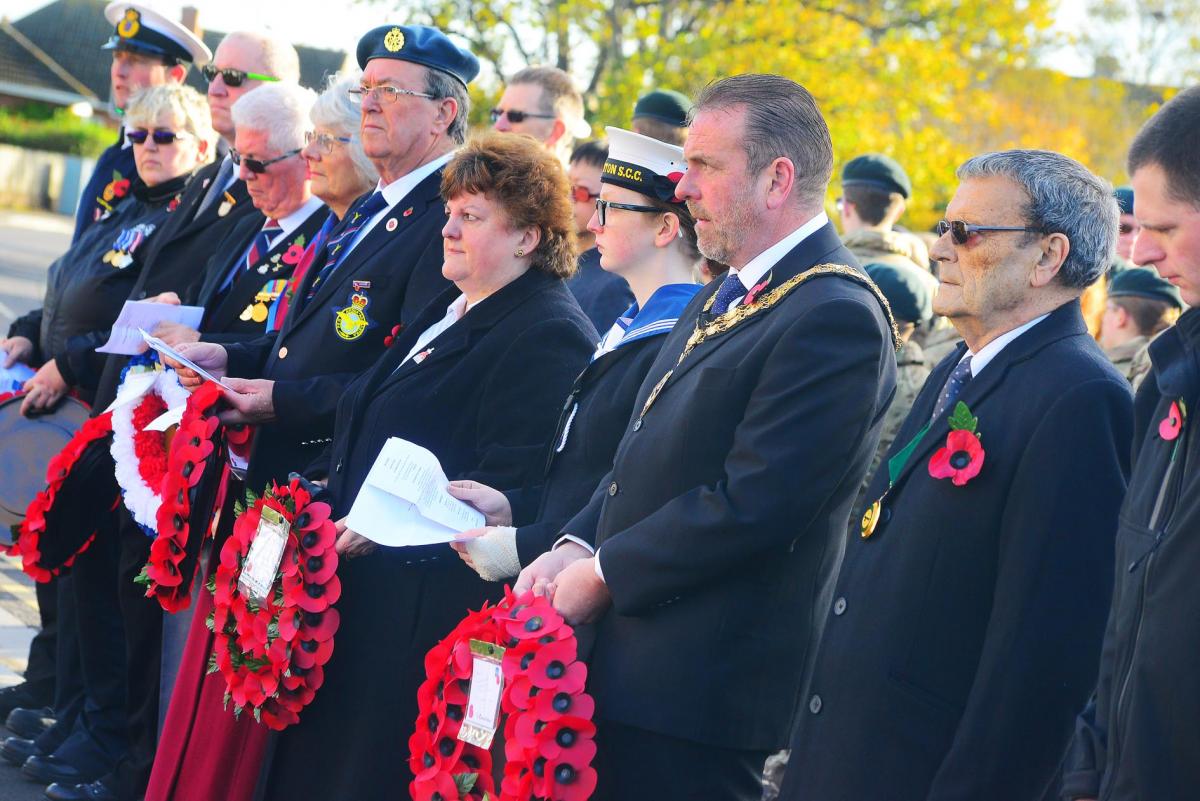 Burnham-on-Sea Remembrance Day 2016