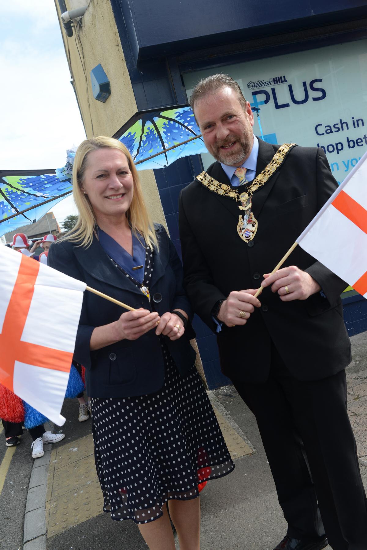 SMILES: The Mayor and Mayoress of Burnham