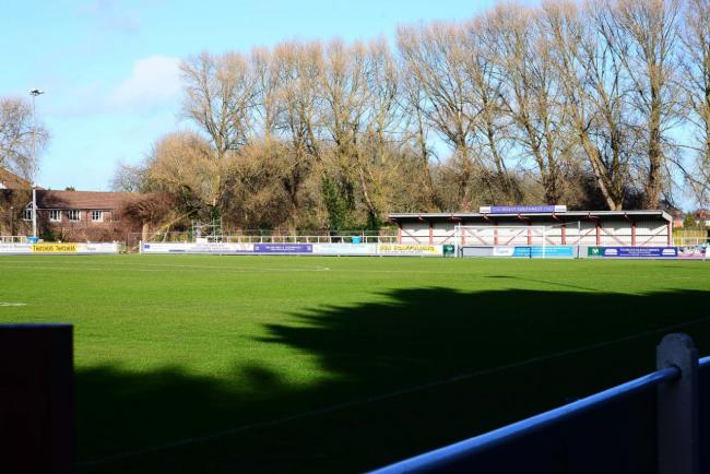 EMPTY: Taunton Town's Cygnet Health Care Stadium, which will not be hosting a match until further notice. Pic: Steve Richardson