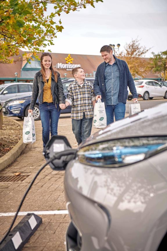 Burnham and Highbridge Weekly News: The ‘next generation’ rapid chargers can charge an electric car up to six times quicker. (Morrisons) Burnham and Highbridge Weekly News: The ‘next generation’ rapid chargers can charge an electric car up to six times quicker. (Morrisons)