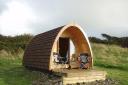 A timber glamping pod, similar to those which could be built near Highbridge.