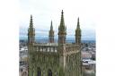 The tower at Worcester Cathedral is back open