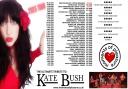 Kate Bush to perform in Burnham-On Sea.