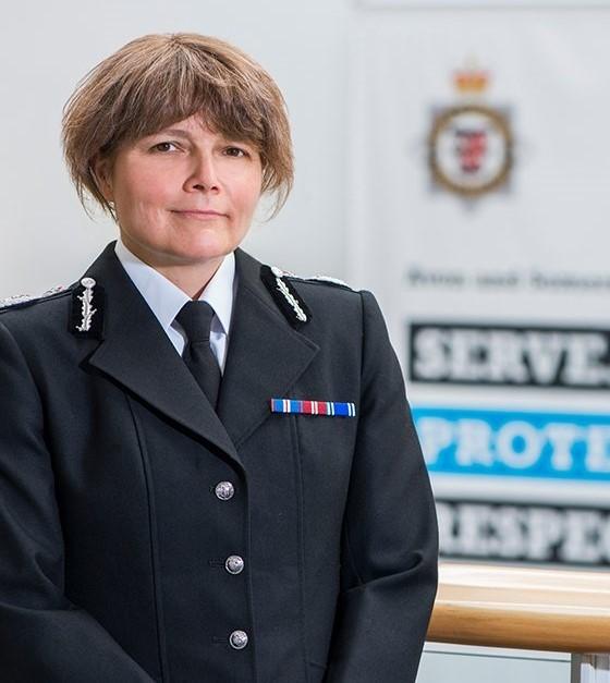 MESSAGE: Avon and Somerset Chief Constable Sarah Crew