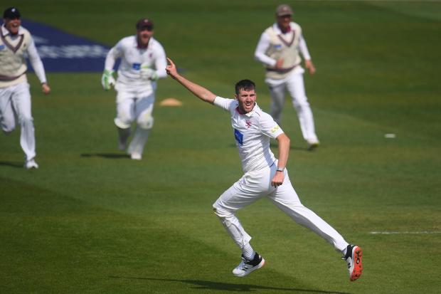 Craig Overton was in top form. Picture: Somerset CCC