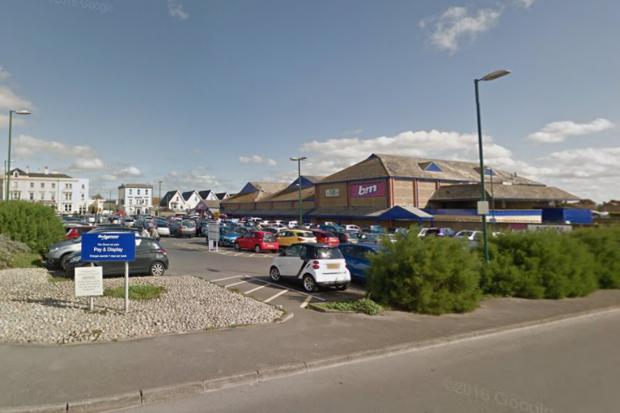 Burnham and Highbridge Weekly News: Production vehicles are currently parked in the Pier Street car park. Picture: Google Street View