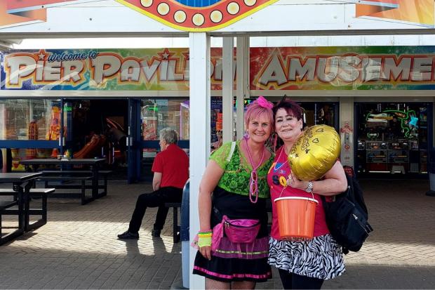 Debbie Keates and Mandy Bettany, who live in Burnham-on-Sea, raised funds for BARB
