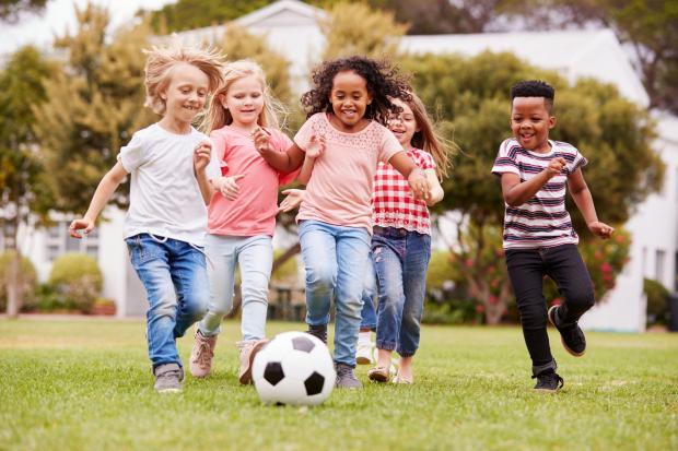 Burnham and Highbridge Weekly News: A generic stock photo of kids playing football. See PA Feature FAMILY Casey Stoney. Picture credit should read: Alamy/PA. WARNING: This picture must only be used to accompany PA Feature FAMILY Casey Stoney.