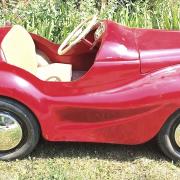 An Austin J40 child's pedal car. Picture: Charterhouse