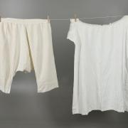 Queen Victoria's bloomers and chemise. Picture: Lawrences